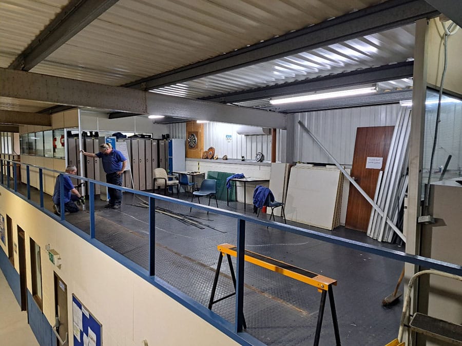 The removal of the works canteen as a suitable space for Production Control.